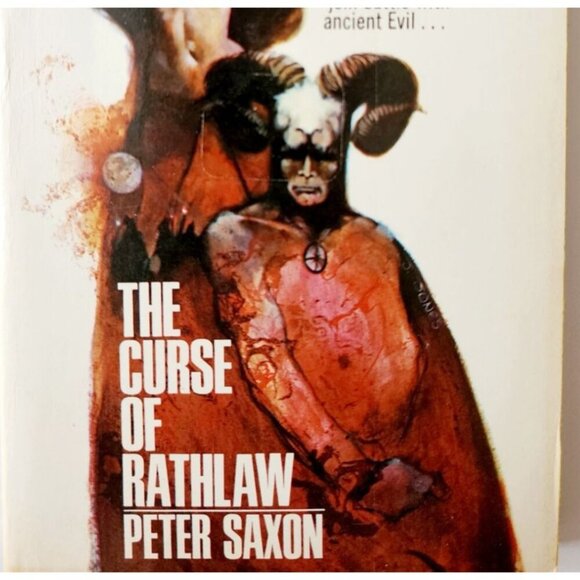 1968 The Curse Of Rathlaw 1st Edition Saxon Horror Fantasy Vintage Paperback E66 - Picture 1 of 4